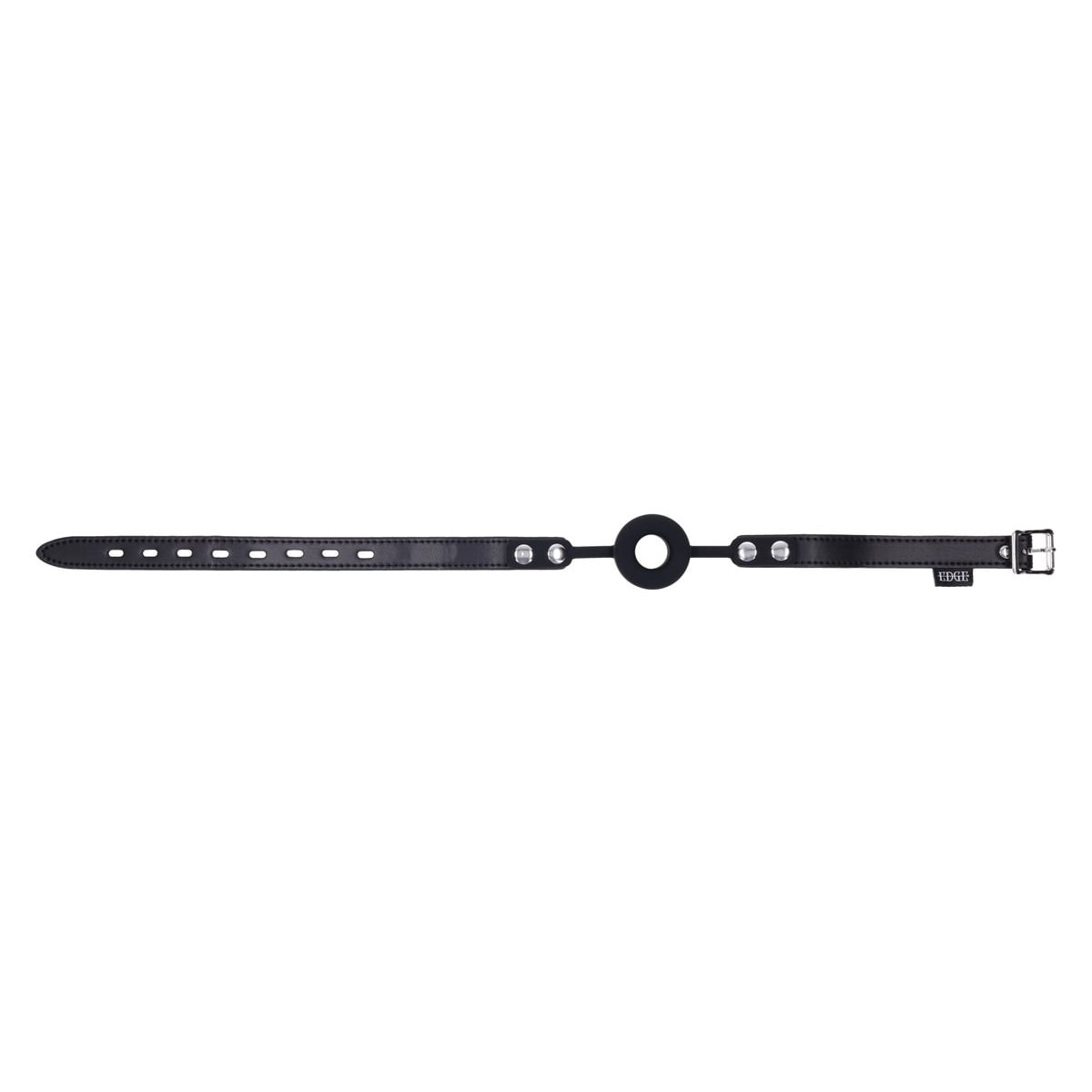EDGE Silicone Ring Gag - Black Mouth Restraint - SS98053