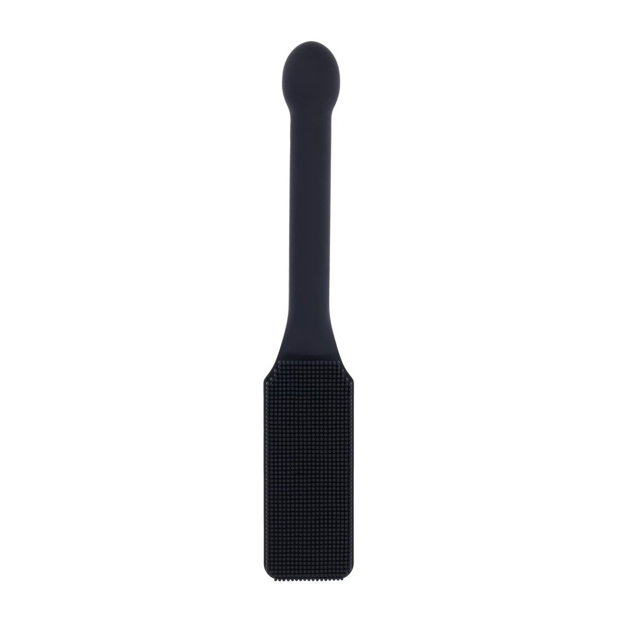 EDGE Pins & Needles Silicone Paddle - Black Spanking Paddle with Insertable Handle - SS98055