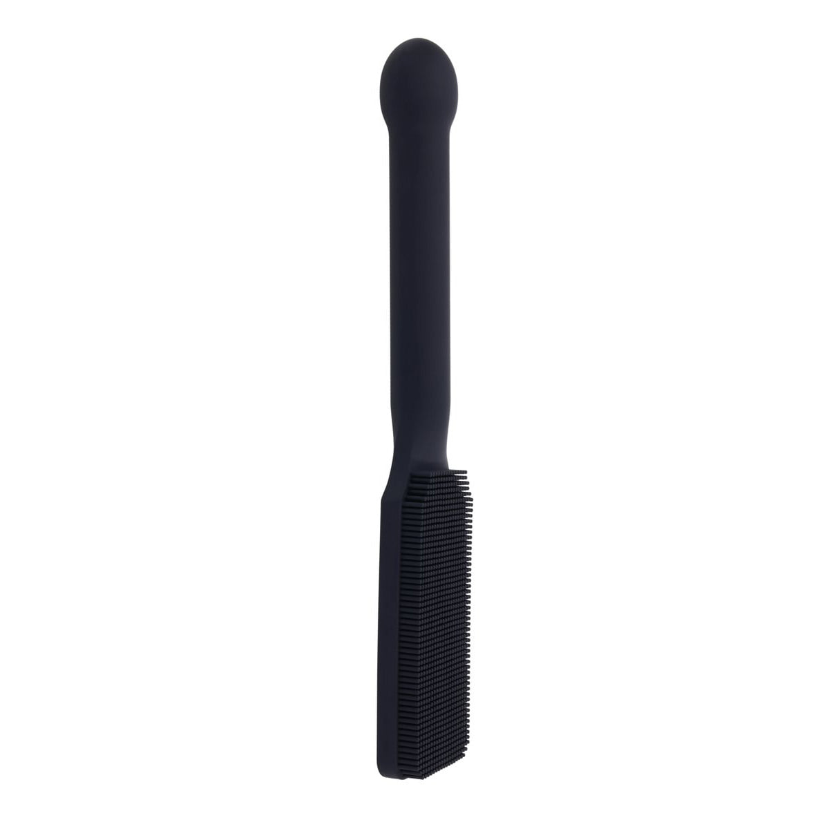 EDGE Pins & Needles Silicone Paddle - Black Spanking Paddle with Insertable Handle - SS98055