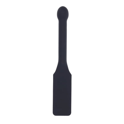 EDGE Pins & Needles Silicone Paddle - Black Spanking Paddle with Insertable Handle - SS98055
