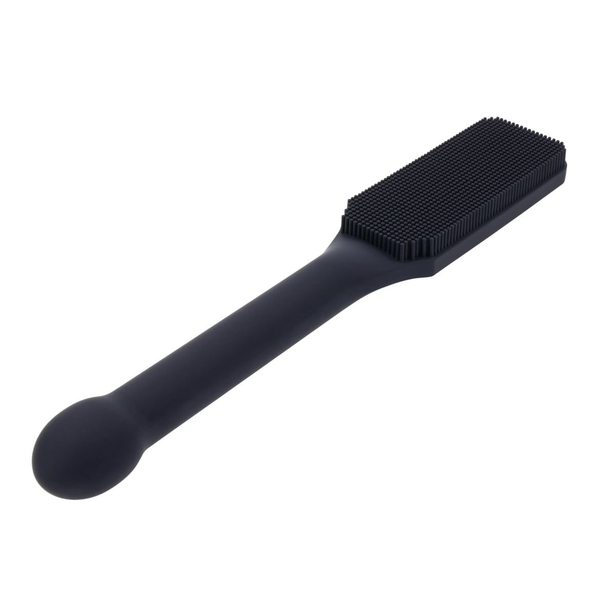 EDGE Pins & Needles Silicone Paddle - Black Spanking Paddle with Insertable Handle - SS98055