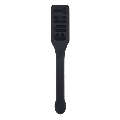 EDGE CUNT Silicone Paddle - Black Silicone Paddle with Insertable Handle - SS98056