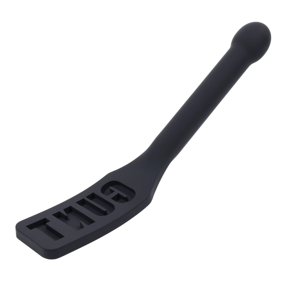 EDGE CUNT Silicone Paddle - Black Silicone Paddle with Insertable Handle - SS98056