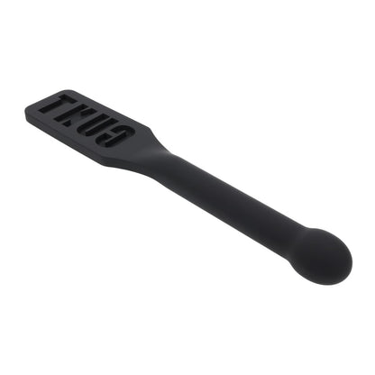EDGE CUNT Silicone Paddle - Black Silicone Paddle with Insertable Handle - SS98056