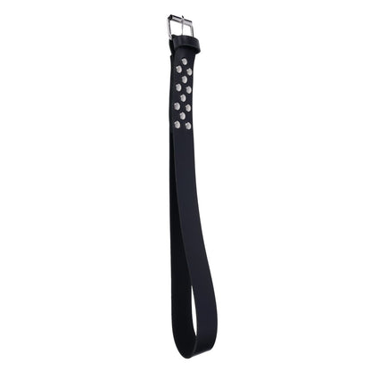 EDGE Leather Belt Spanker - Black Spanking Whip - SS98061
