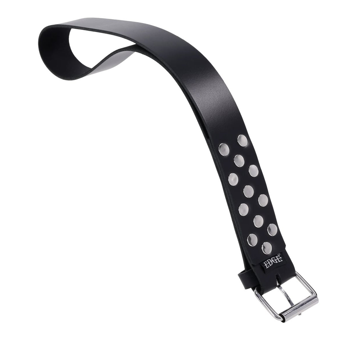 EDGE Leather Belt Spanker - Black Spanking Whip - SS98061