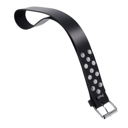 EDGE Leather Belt Spanker - Black Spanking Whip - SS98061