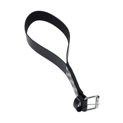 EDGE Leather Belt Spanker - Black Spanking Whip - SS98061