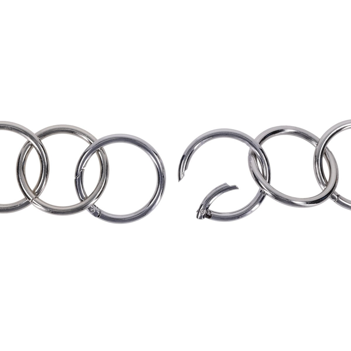 EDGE Tuggable Clover Clamps - Metal Nipple Restraints - SS98064