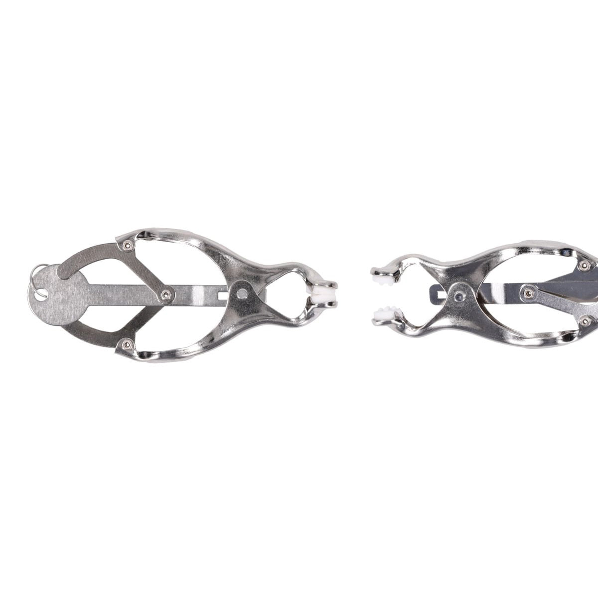 EDGE Tuggable Clover Clamps - Metal Nipple Restraints - SS98064