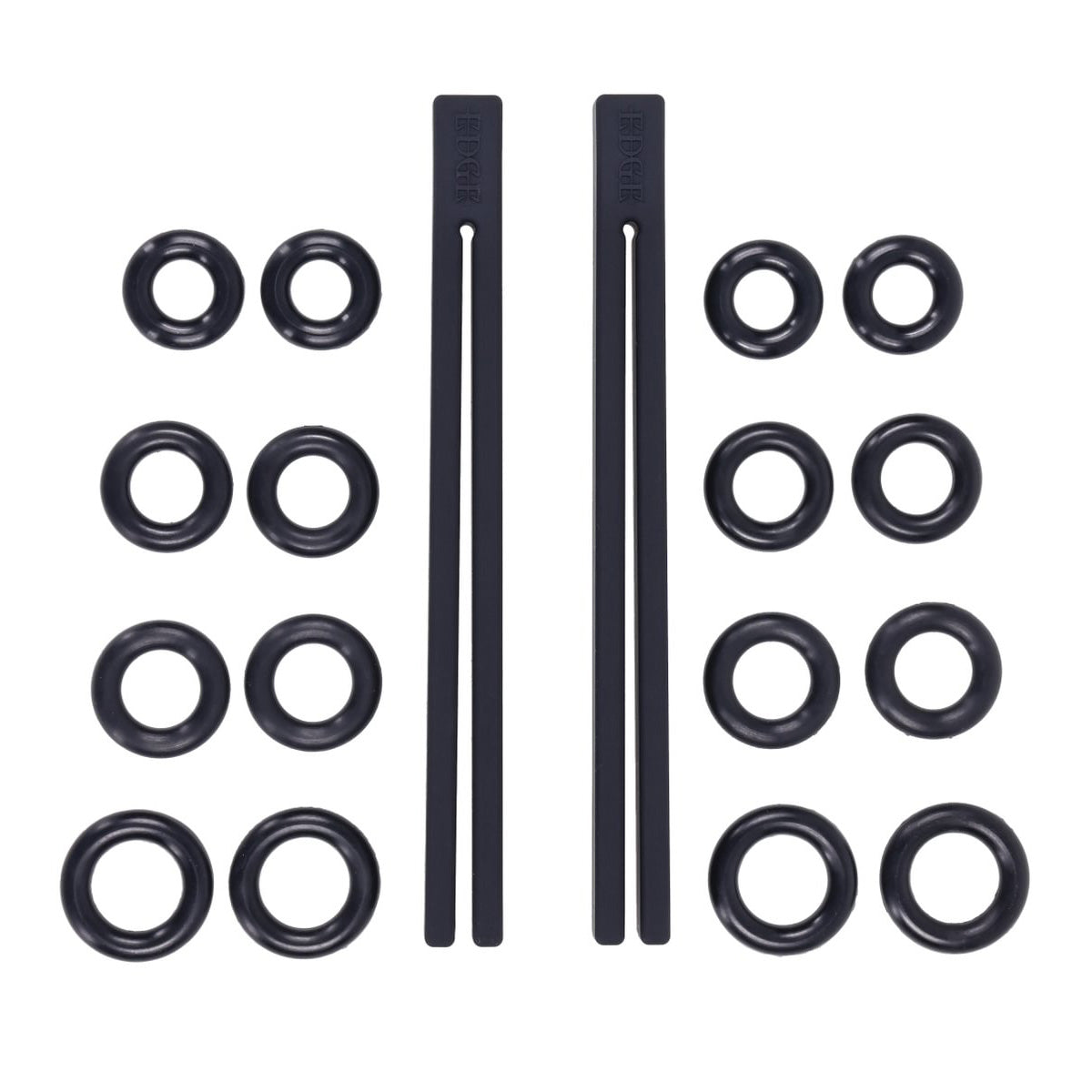 EDGE Silicone Pinching Rods - Black Nipple Restraints - SS98065