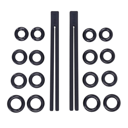 EDGE Silicone Pinching Rods - Black Nipple Restraints - SS98065