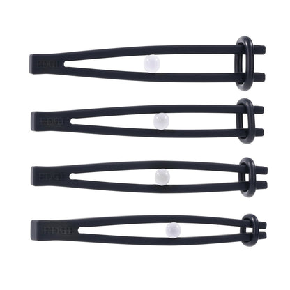 EDGE Silicone Pinching Rods - Black Nipple Restraints - SS98065
