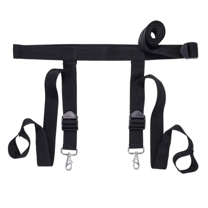 EDGE Adjustable Door Restraints - Black Restraints (Cuffs not included) - SS98066