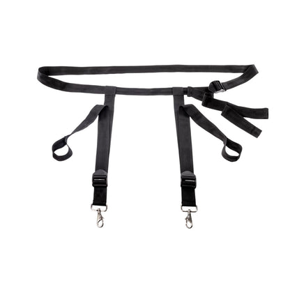 EDGE Adjustable Door Restraints - Black Restraints (Cuffs not included) - SS98066