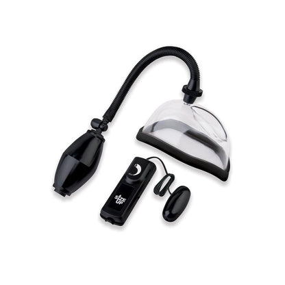 Size Up Vibrating Pussy Pump - Clear Vibrating Vagina Pump-SU112