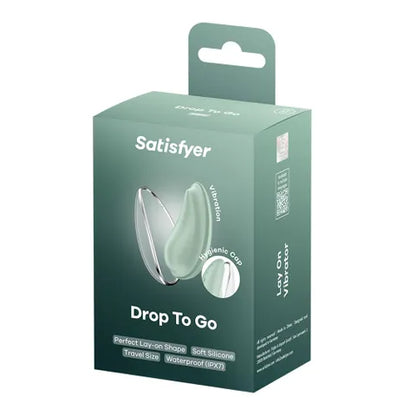 Satisfyer Drop To Go - Mint Green USB Rechargeable Clitoral Stimulator
