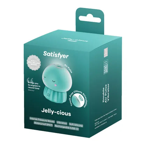 Satisfyer Jelly-cious- Green USB Rechargeable Air Pulse Stimulator