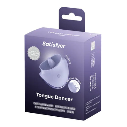 Satisfyer Tongue Dancer - Purple USB Rechargeable Flicking Stimulator