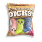 Suck A Bag Of Dicks Plushy Pillows - Mini Fuzzy Dicky Plushy Pillows - Set of 5