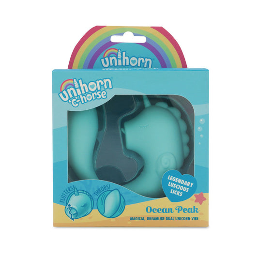 Unihorn - C Horse - Ocean Peak - Ocean Peak USB Rechargeable Dual Unicorn Vibrator-UNICOP