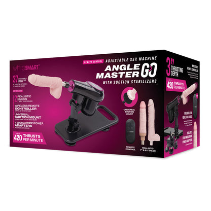 WhipSmart Angle Master Go - Mains Powered Adjustable Sex Machine - WS1074