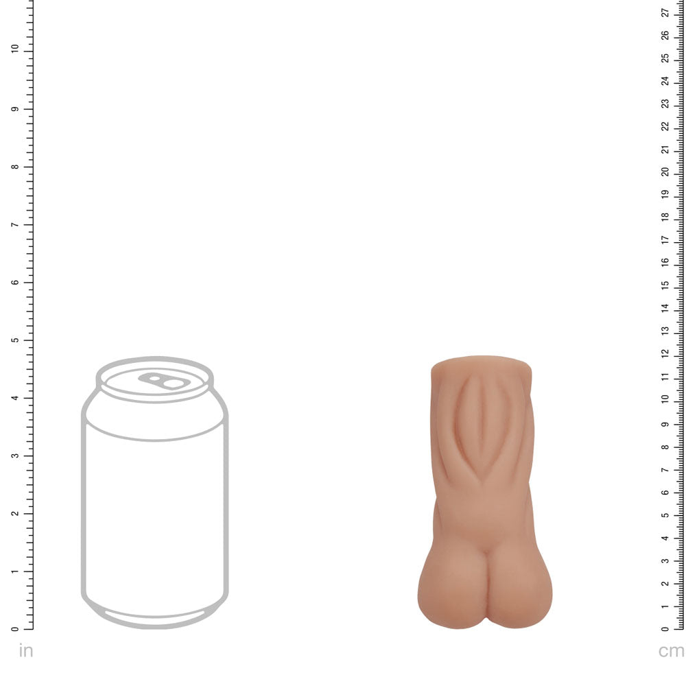 XKIN PinUp Girls - Trixie Nightshift - Tan 12 cm Vagina Stroker - XKN002TAN