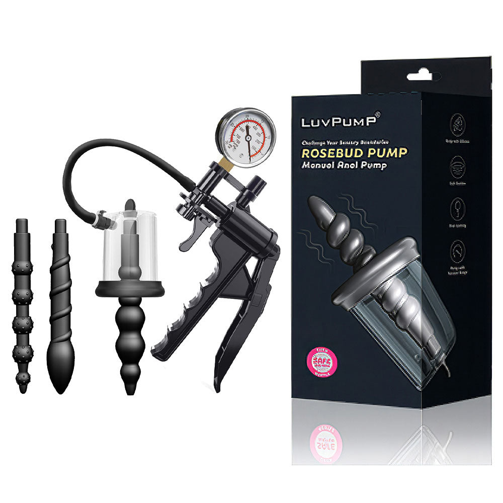 LuvPump Rosebud Pump - Manual Anal Pump - ZD-90-05-P0